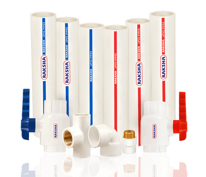 Raksha PVC and CPVC plumbing pipes dealer in Karuvanchal